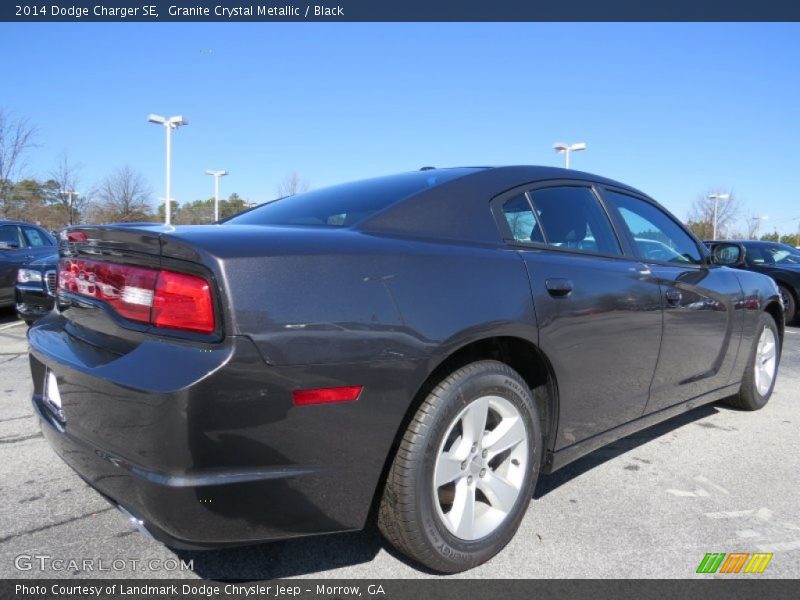 Granite Crystal Metallic / Black 2014 Dodge Charger SE