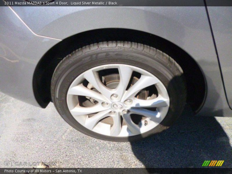 Liquid Silver Metallic / Black 2011 Mazda MAZDA3 s Sport 4 Door