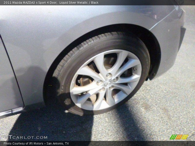 Liquid Silver Metallic / Black 2011 Mazda MAZDA3 s Sport 4 Door