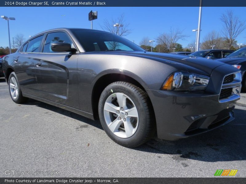 Granite Crystal Metallic / Black 2014 Dodge Charger SE