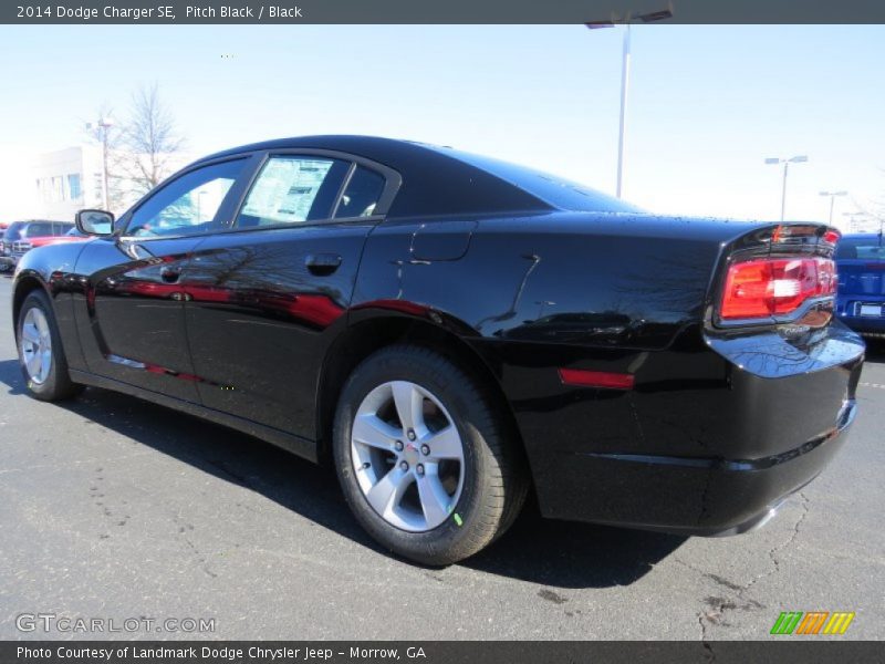 Pitch Black / Black 2014 Dodge Charger SE