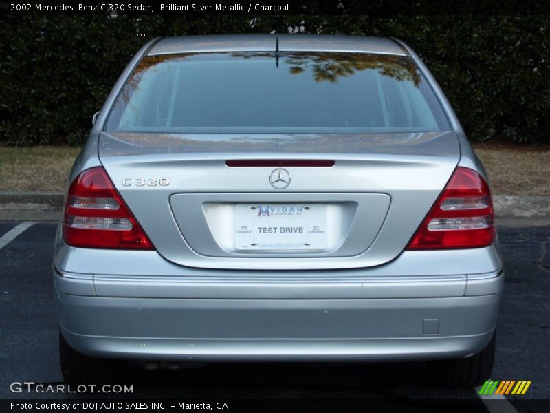 Brilliant Silver Metallic / Charcoal 2002 Mercedes-Benz C 320 Sedan