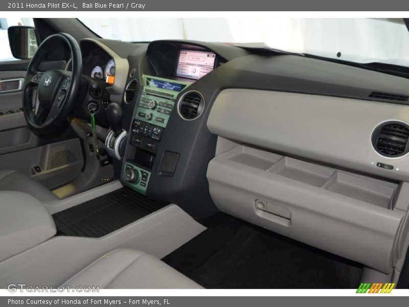 Bali Blue Pearl / Gray 2011 Honda Pilot EX-L