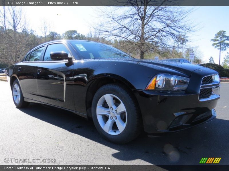 Pitch Black / Black 2014 Dodge Charger SE