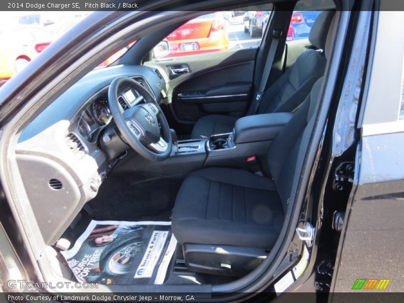 Pitch Black / Black 2014 Dodge Charger SE