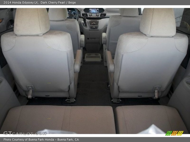Dark Cherry Pearl / Beige 2014 Honda Odyssey LX