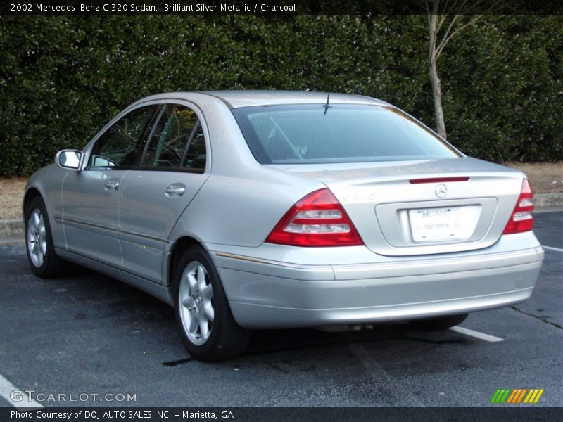 Brilliant Silver Metallic / Charcoal 2002 Mercedes-Benz C 320 Sedan
