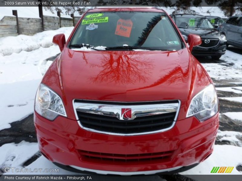 Chili Pepper Red / Tan 2009 Saturn VUE XR V6