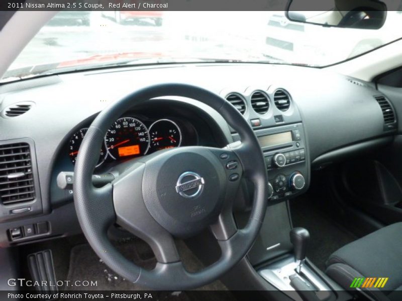 Red Alert / Charcoal 2011 Nissan Altima 2.5 S Coupe