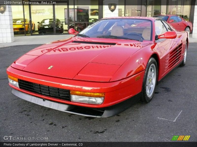 Front 3/4 View of 1989 Testarossa 