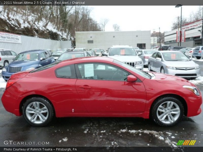 Red Alert / Charcoal 2011 Nissan Altima 2.5 S Coupe