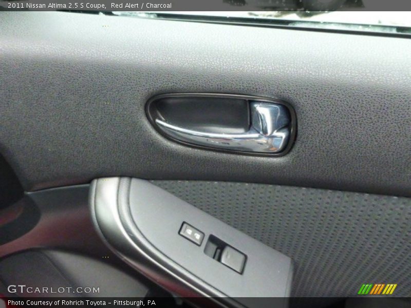 Red Alert / Charcoal 2011 Nissan Altima 2.5 S Coupe