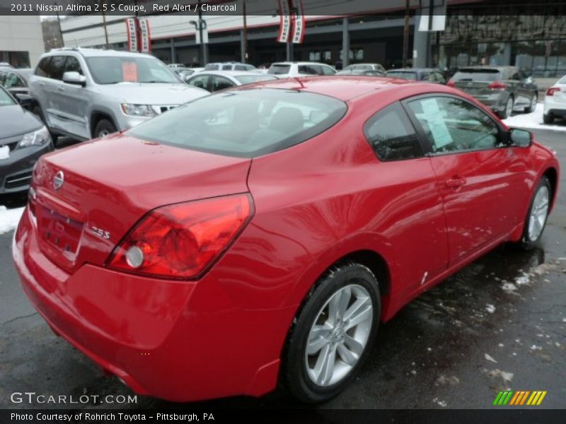 Red Alert / Charcoal 2011 Nissan Altima 2.5 S Coupe