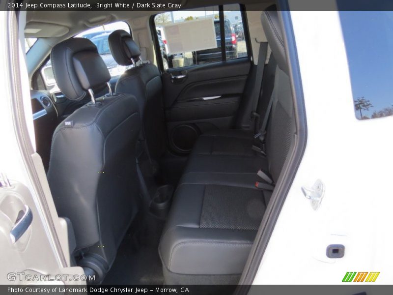 Bright White / Dark Slate Gray 2014 Jeep Compass Latitude