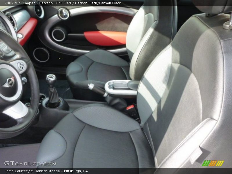 Chili Red / Carbon Black/Carbon Black 2007 Mini Cooper S Hardtop
