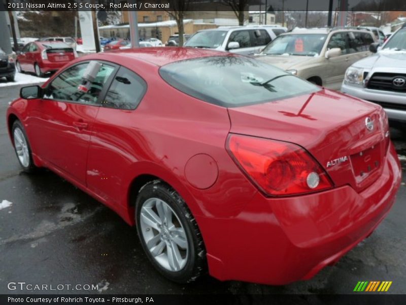 Red Alert / Charcoal 2011 Nissan Altima 2.5 S Coupe