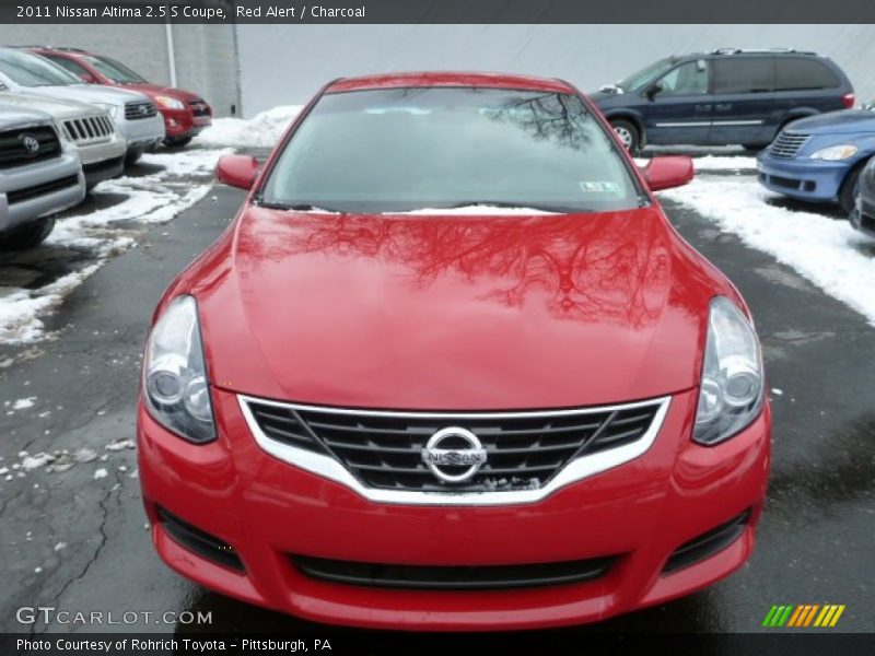 Red Alert / Charcoal 2011 Nissan Altima 2.5 S Coupe