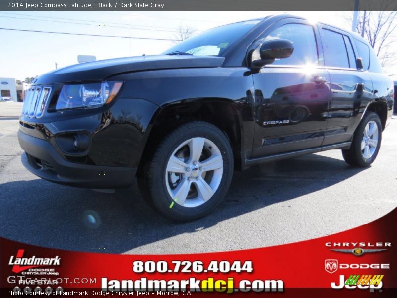 Black / Dark Slate Gray 2014 Jeep Compass Latitude