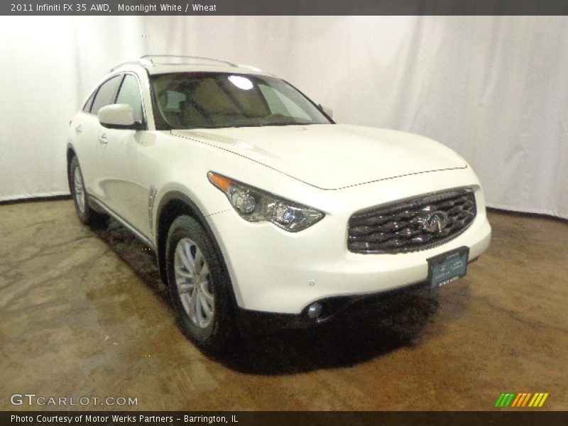 Moonlight White / Wheat 2011 Infiniti FX 35 AWD