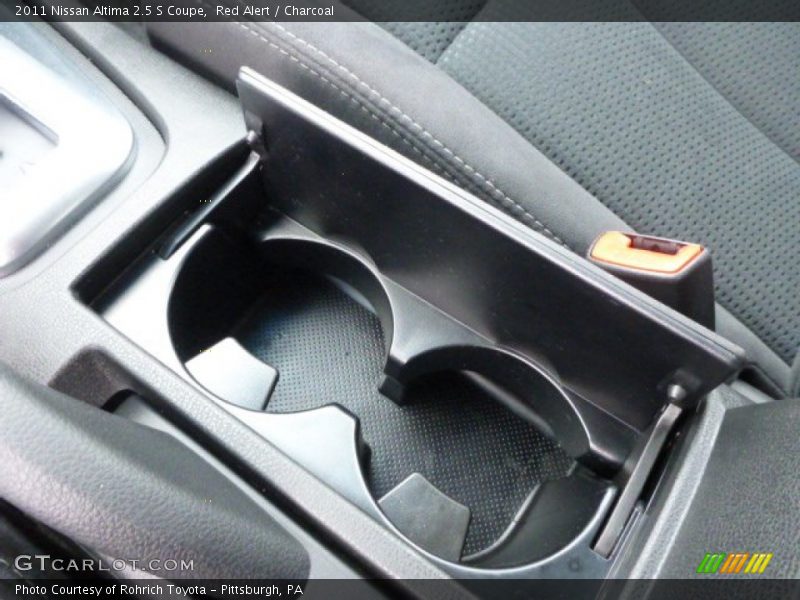 Red Alert / Charcoal 2011 Nissan Altima 2.5 S Coupe