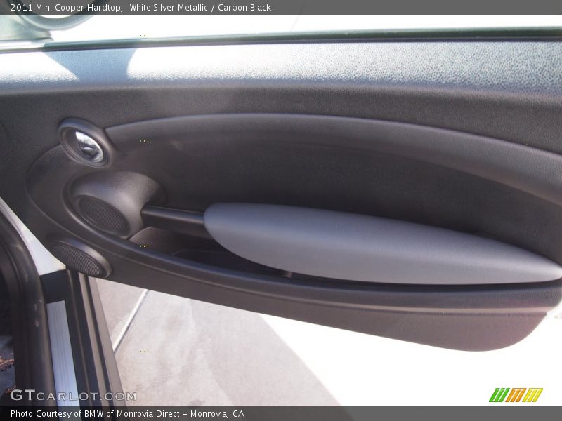 White Silver Metallic / Carbon Black 2011 Mini Cooper Hardtop