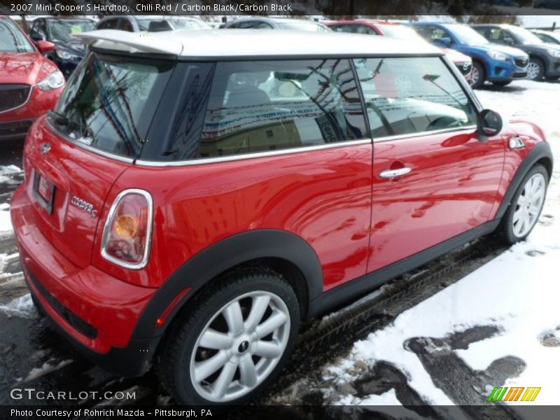 Chili Red / Carbon Black/Carbon Black 2007 Mini Cooper S Hardtop