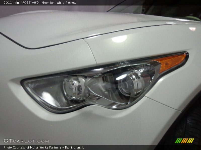 Moonlight White / Wheat 2011 Infiniti FX 35 AWD