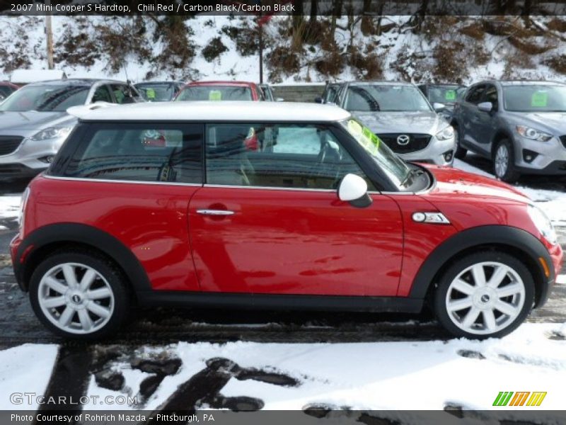 Chili Red / Carbon Black/Carbon Black 2007 Mini Cooper S Hardtop
