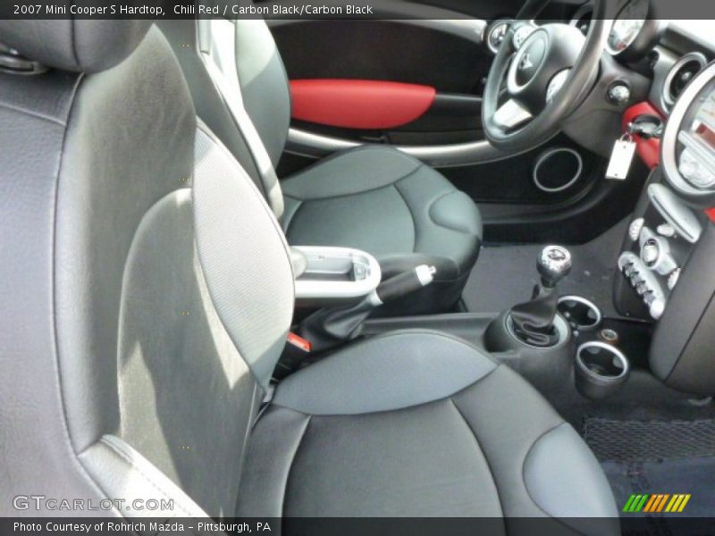 Chili Red / Carbon Black/Carbon Black 2007 Mini Cooper S Hardtop
