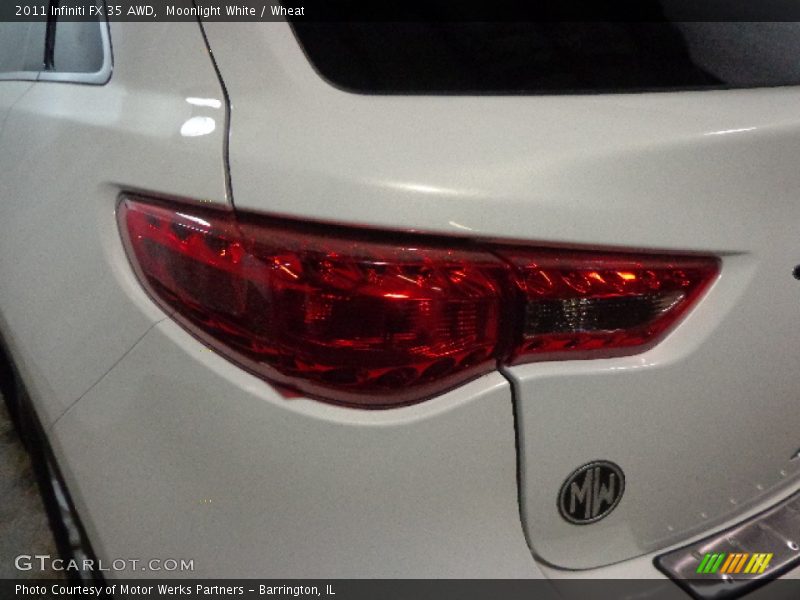 Moonlight White / Wheat 2011 Infiniti FX 35 AWD
