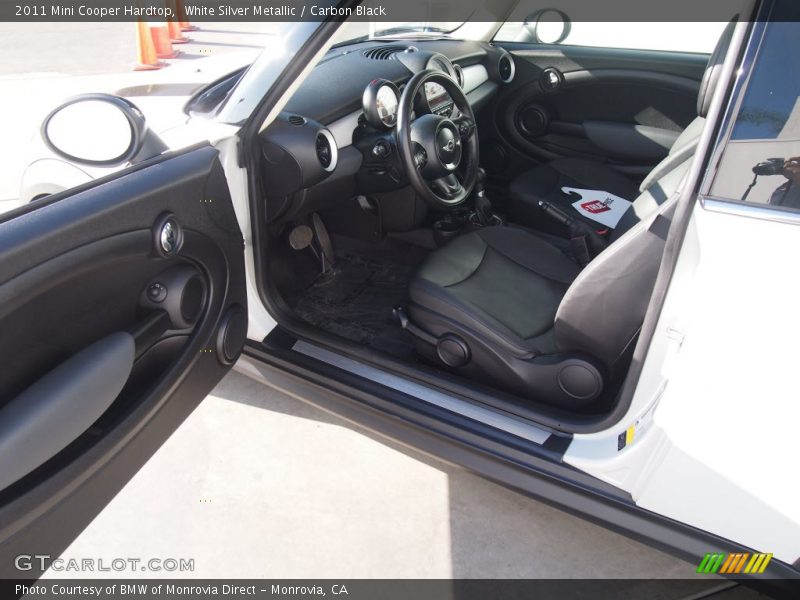 White Silver Metallic / Carbon Black 2011 Mini Cooper Hardtop