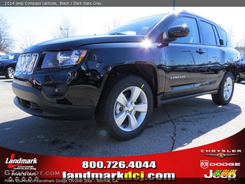 Black / Dark Slate Gray 2014 Jeep Compass Latitude