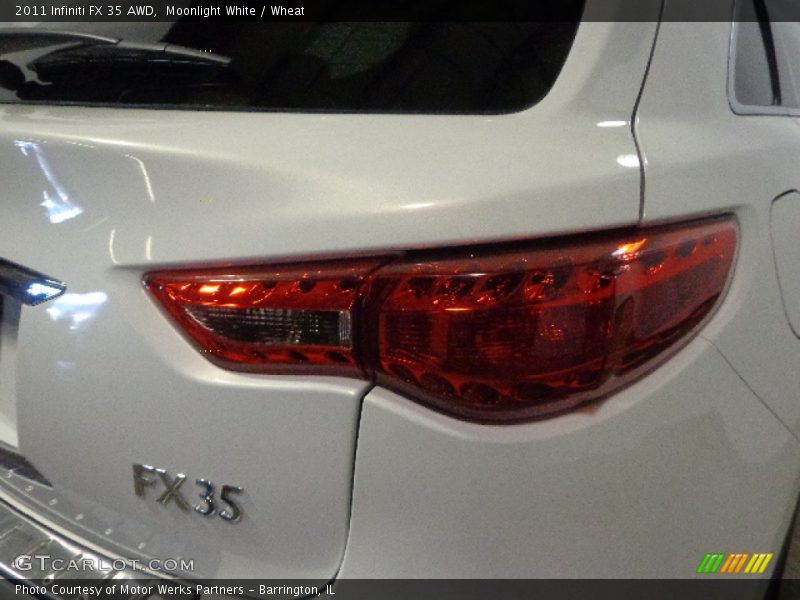 Moonlight White / Wheat 2011 Infiniti FX 35 AWD