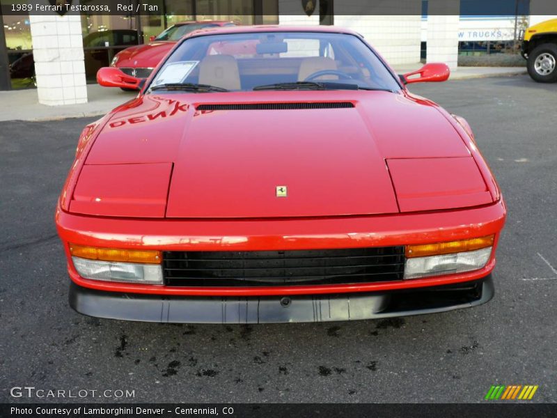 Red / Tan 1989 Ferrari Testarossa