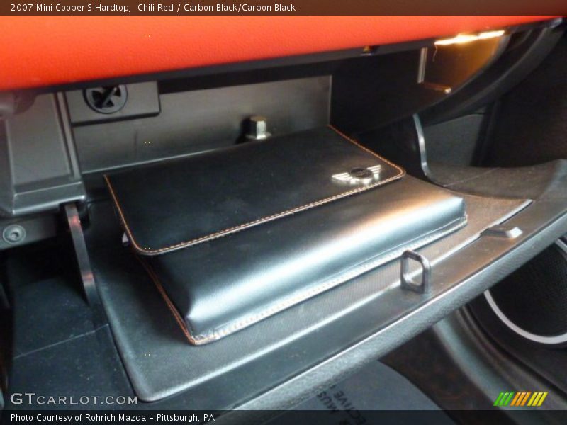 Chili Red / Carbon Black/Carbon Black 2007 Mini Cooper S Hardtop