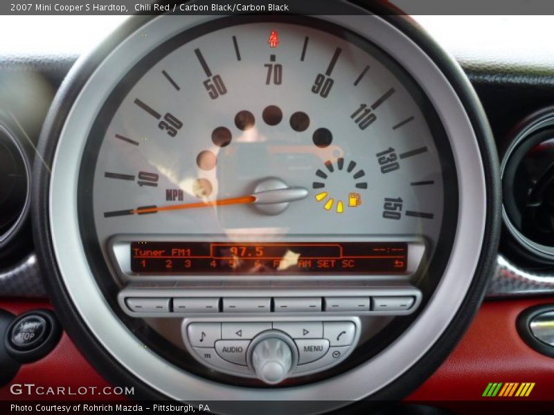 Chili Red / Carbon Black/Carbon Black 2007 Mini Cooper S Hardtop