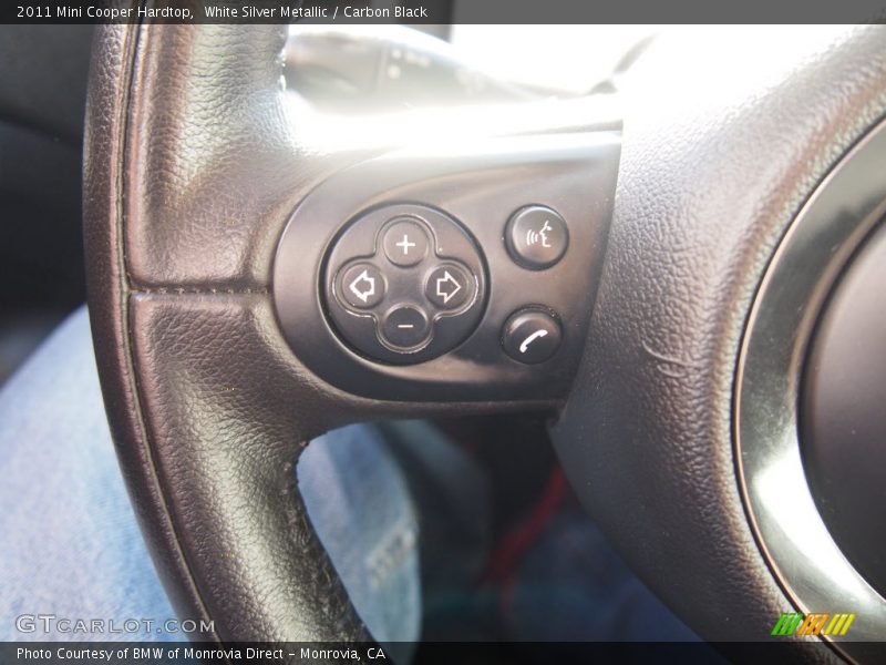 White Silver Metallic / Carbon Black 2011 Mini Cooper Hardtop