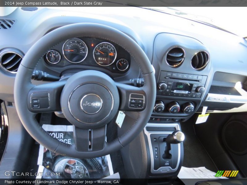 Black / Dark Slate Gray 2014 Jeep Compass Latitude