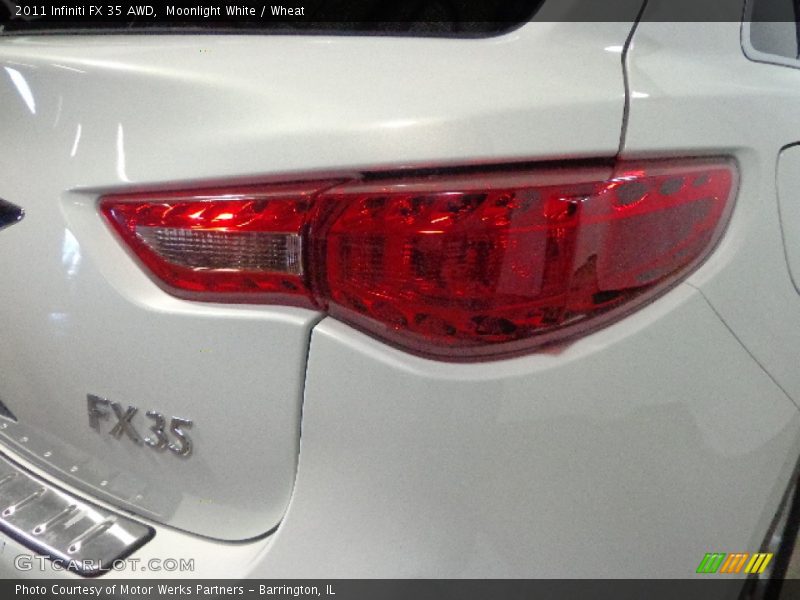 Moonlight White / Wheat 2011 Infiniti FX 35 AWD