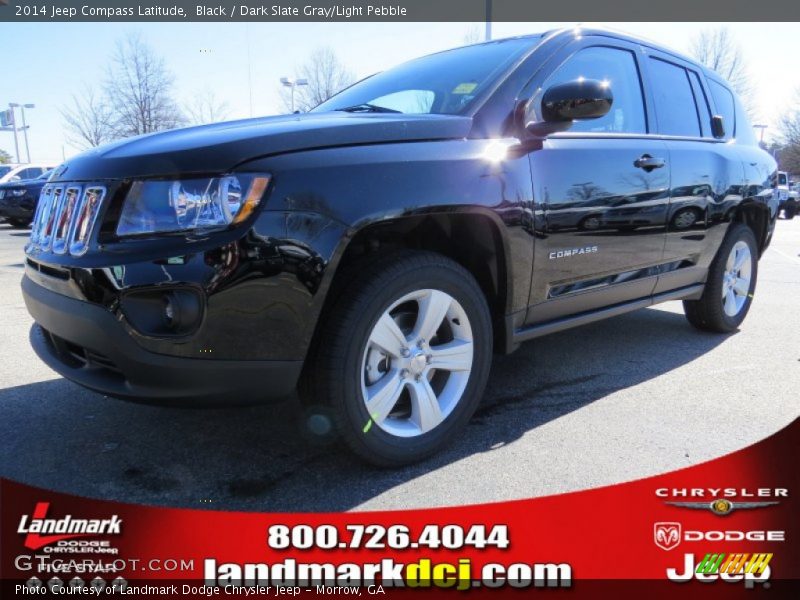 Black / Dark Slate Gray/Light Pebble 2014 Jeep Compass Latitude