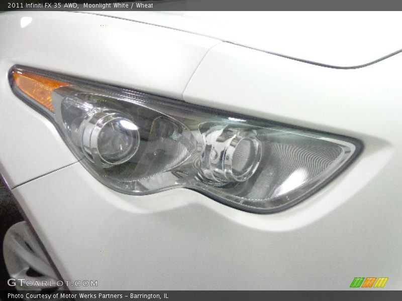 Moonlight White / Wheat 2011 Infiniti FX 35 AWD
