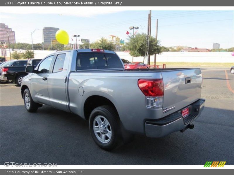 Silver Sky Metallic / Graphite Gray 2011 Toyota Tundra Double Cab