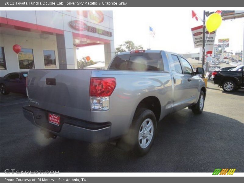 Silver Sky Metallic / Graphite Gray 2011 Toyota Tundra Double Cab