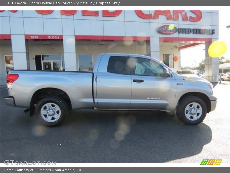 Silver Sky Metallic / Graphite Gray 2011 Toyota Tundra Double Cab