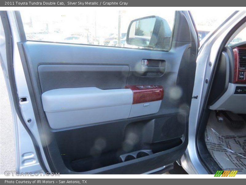 Silver Sky Metallic / Graphite Gray 2011 Toyota Tundra Double Cab
