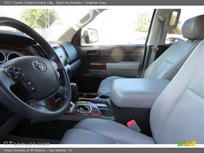 Silver Sky Metallic / Graphite Gray 2011 Toyota Tundra Double Cab