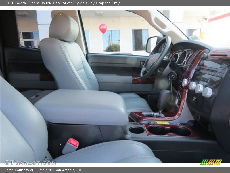Silver Sky Metallic / Graphite Gray 2011 Toyota Tundra Double Cab