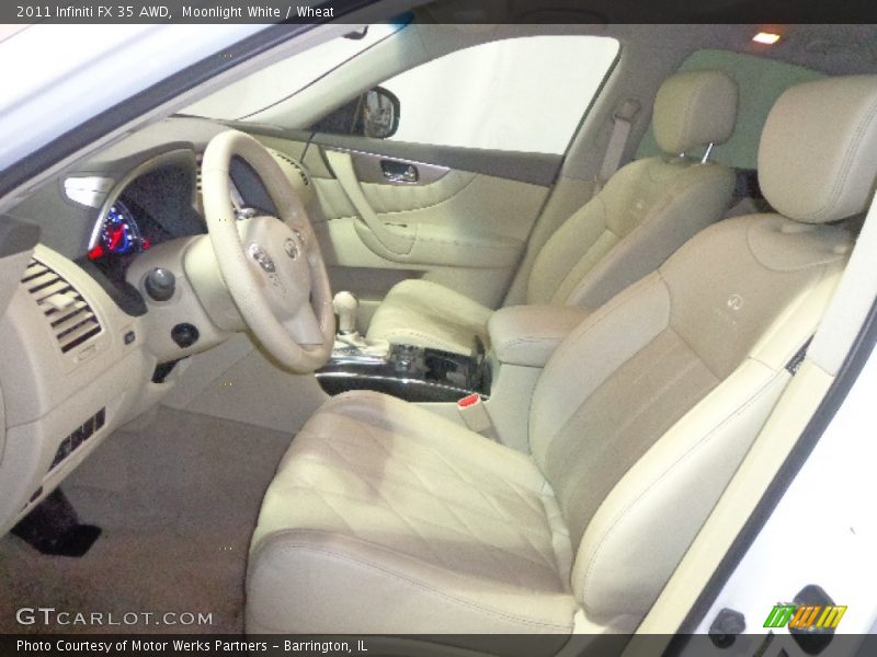 Moonlight White / Wheat 2011 Infiniti FX 35 AWD