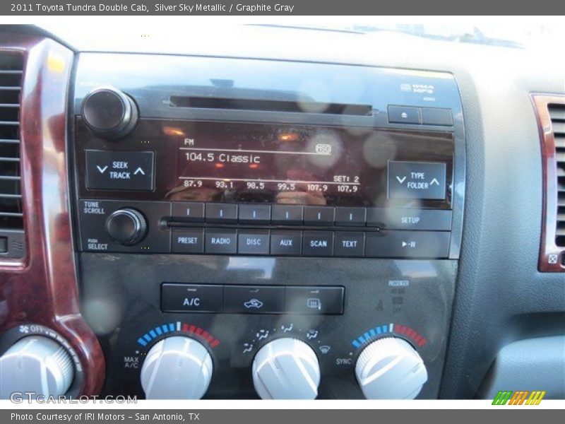 Silver Sky Metallic / Graphite Gray 2011 Toyota Tundra Double Cab