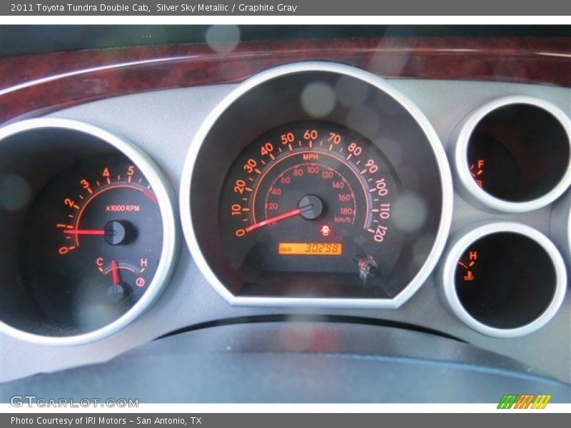Silver Sky Metallic / Graphite Gray 2011 Toyota Tundra Double Cab